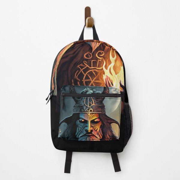 Item preview, Dark wizard, duel, fire spell, halloween designed and sold by Sunmoonlove.