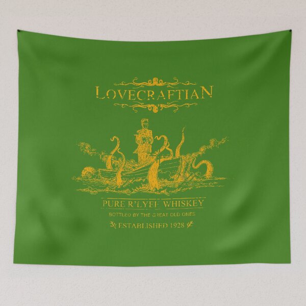 Item preview, Lovecraftian - R'lyeh Whiskey Gold Label   	 designed and sold by zykilsoo13.