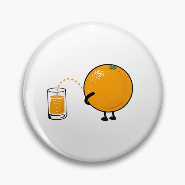 Item preview, funny orange juice cartoon designed and sold by CarrolEdmonds.