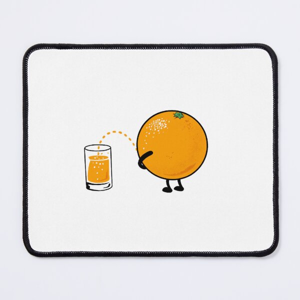 Item preview, funny orange juice cartoon designed and sold by CarrolEdmonds.