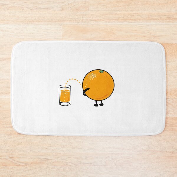 Item preview, funny orange juice cartoon designed and sold by CarrolEdmonds.