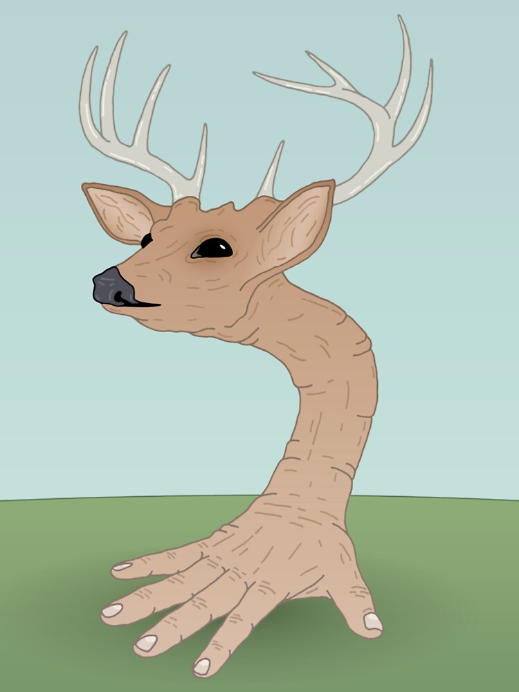 Hand Deer by bekome