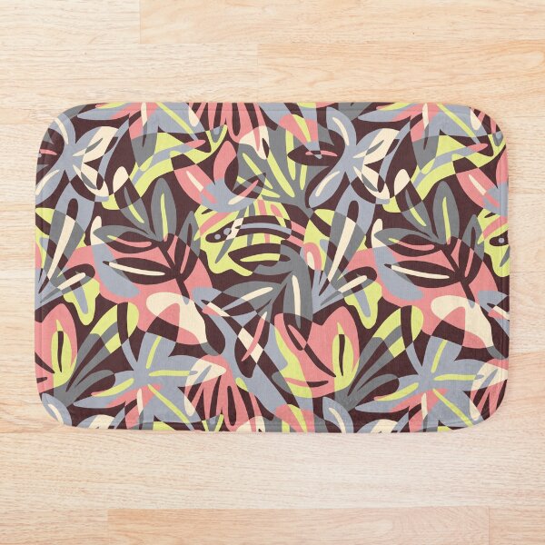 Item preview, Maximalist leaves shapes - paper cut overalapping tropical leaves -  summer pastel color palette designed and sold by Muxune.