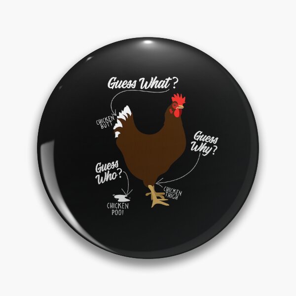 Item preview, Funny Chicken Butt, Guess Why Farm  designed and sold by FelicienGuay.