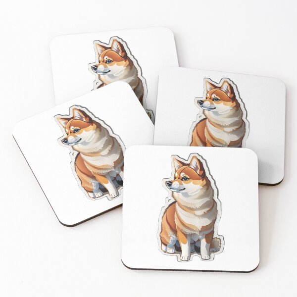 Item preview, Whimsical Shiba Barista: Caramel Macchiato Art designed and sold by FashionRex.