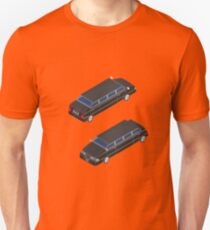 Isometric Transportation. Luxury Limousine Car. Isometric Car. Unisex T-Shirt