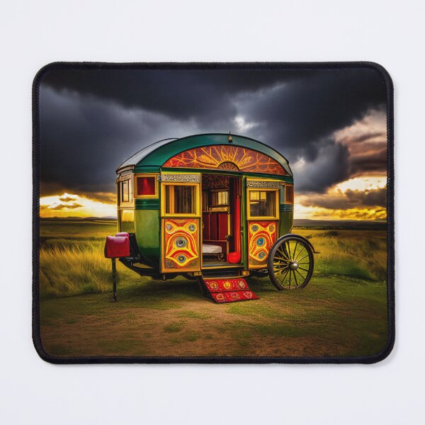 Item preview, The Parked Caravan designed and sold by PictureNZ.