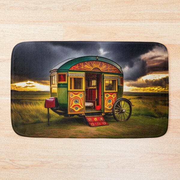 Item preview, The Parked Caravan designed and sold by PictureNZ.