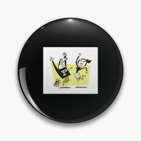 Item preview, male and female cheerleader in mid leap csa images	 designed and sold by rnjqgiqk33.