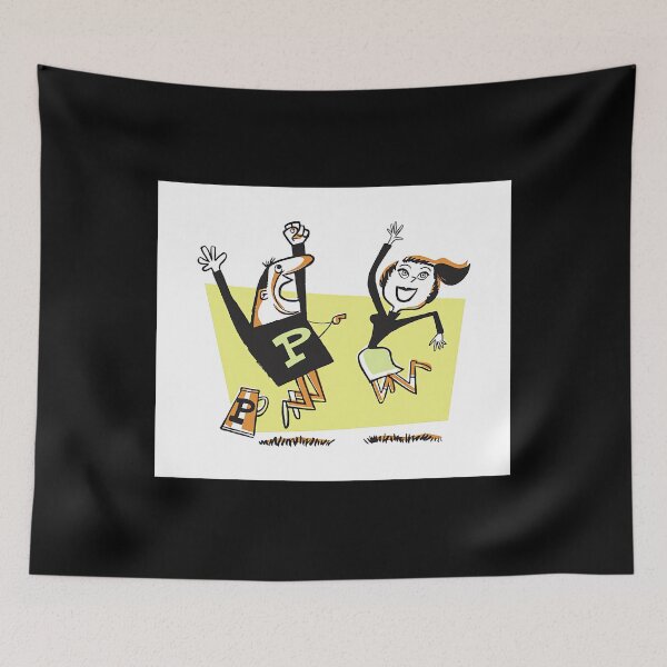 Item preview, male and female cheerleader in mid leap csa images	 designed and sold by rnjqgiqk33.