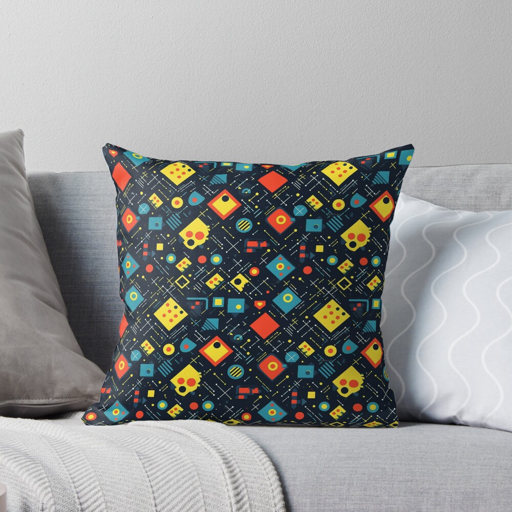 Item preview, Throw Pillow designed and sold by MidArtForge.