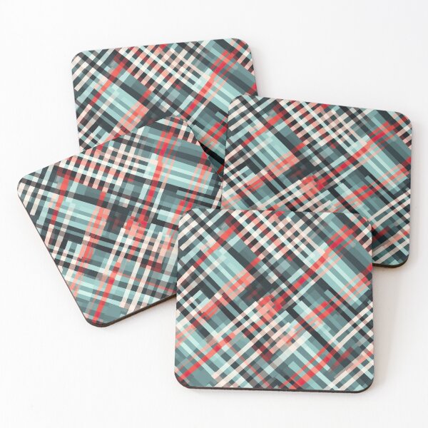 Item preview, Summery modern design reminiscent of Scottish checks designed and sold by Pflugart.