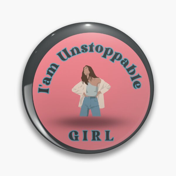 Item preview, Iam Unsttoppable Girl designed and sold by OlivedesignsIN.