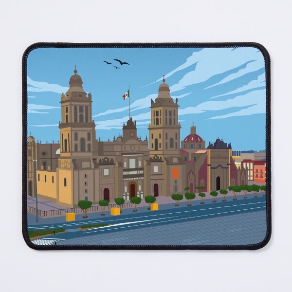 Item preview, Mexico City Vintage Minimal Retro Travel Poster designed and sold by Stadify.