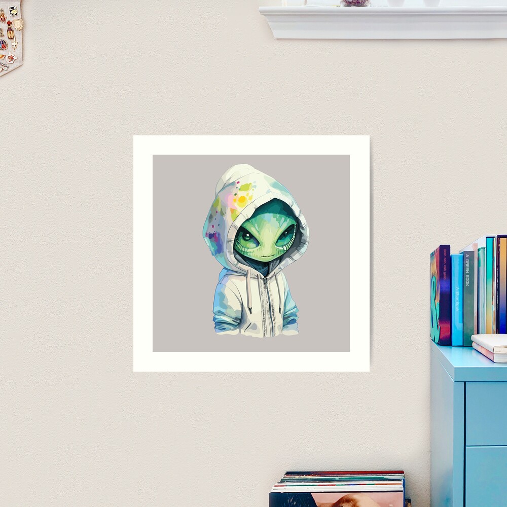 Cool Alien with hoody