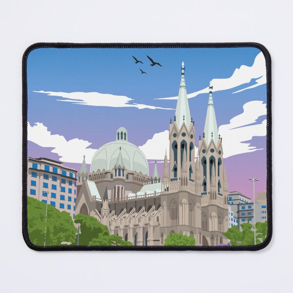 Item preview, São Paulo Brazil Retro Minimalist Travel Poster designed and sold by Stadify.