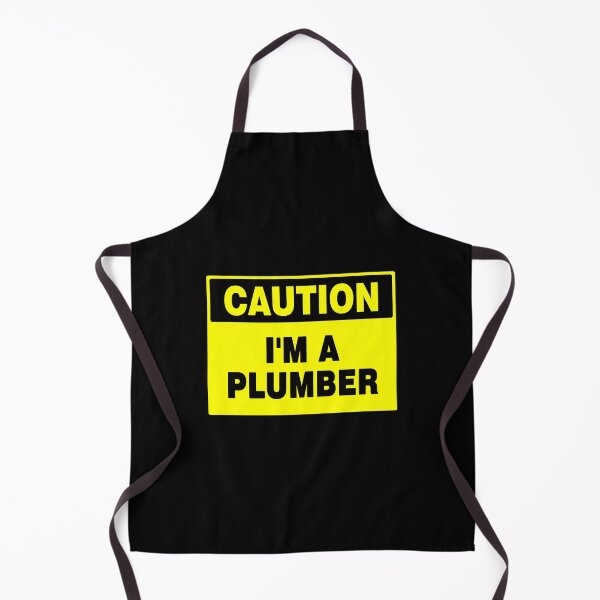 Item preview, Caution I'm A Plumber Yellow Sign designed and sold by AASparksDesigns.