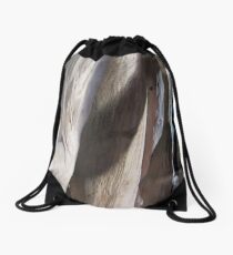 wood, plain simple shapes Drawstring Bag