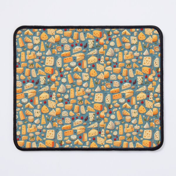 Item preview, Pattern of different types of cheese and herbs designed and sold by byemihai.