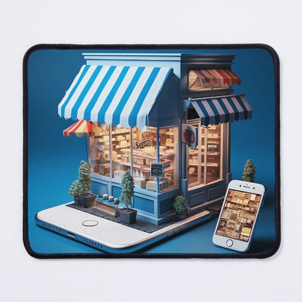 Item preview, 3D Blue Online Shop designed and sold by CarrolyneLorrys.