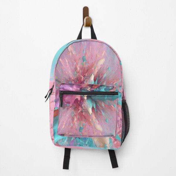 Item preview, Exploding Paint Abstract Pink Turquoise Lilac designed and sold by Cato99.