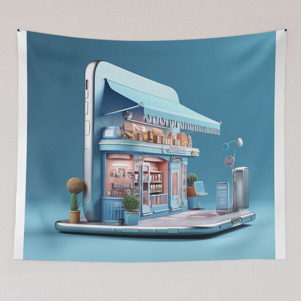 Item preview, 3D Mockup Cake Online Shop designed and sold by CarrolyneLorrys.