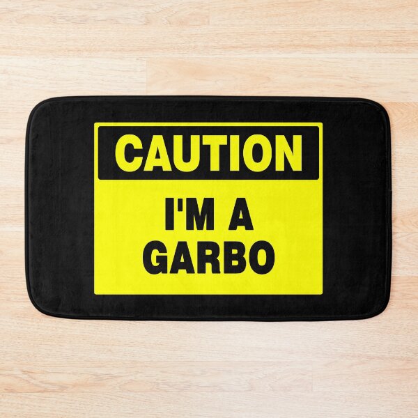 Item preview, Caution I'm A Garbo Yellow Sign designed and sold by AASparksDesigns.