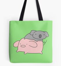 Pig and Koala Tote Bag