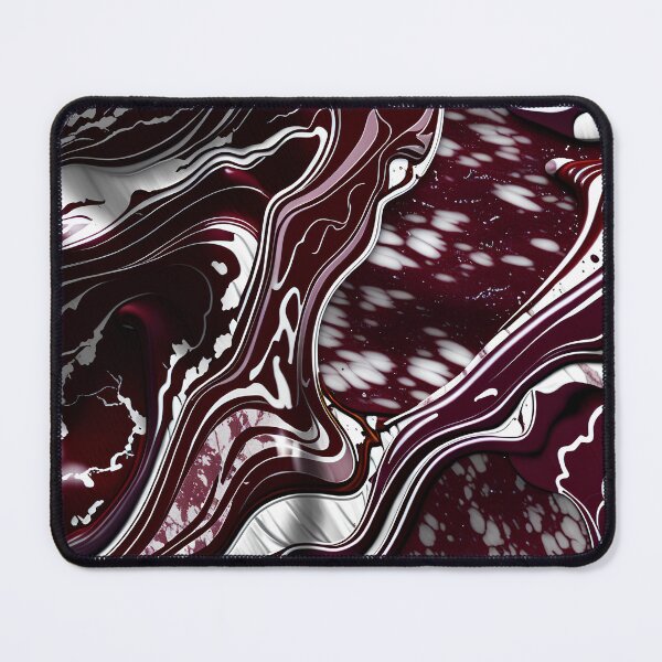 Item preview, Maroon and white marble swirls #4 designed and sold by BirdsnStuff.