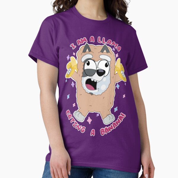 Item preview, I am a llama eating a banana! designed and sold by Goldenxchocoboo.