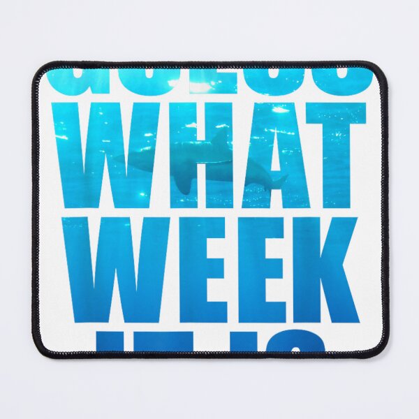 Item preview, Guess What Week It Is Funny Shark Gift Mens, Womens & Kids T-Shirt designed and sold by DewDraws.