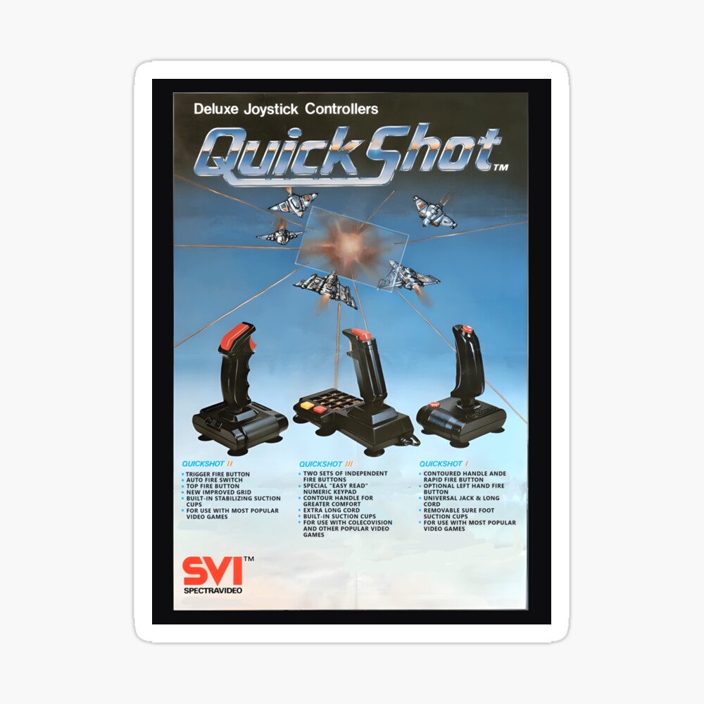 Quick Shot Joystick - Retro Video Game Classic