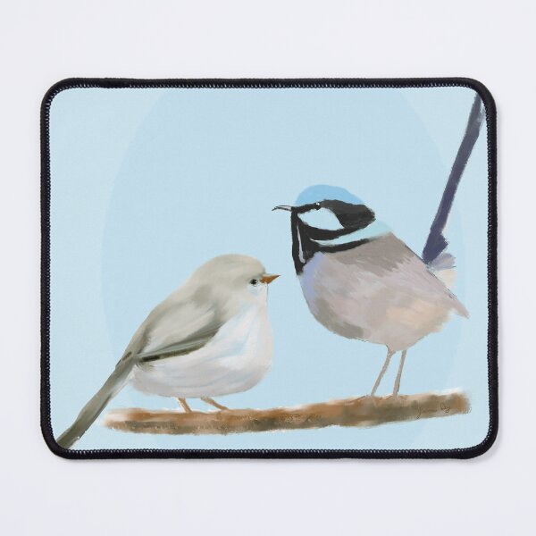 Item preview, Superb Fairy Wren Date designed and sold by Jaana Day.