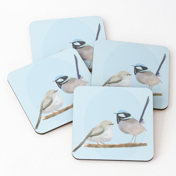 Item preview, Superb Fairy Wren Date designed and sold by Jaana Day.
