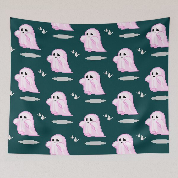 Item preview, ghost kawaii pixel art butterflies Active  designed and sold by Goodong.