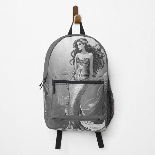 Item preview, Beautiful Pencil Black and White Sirena designed and sold by SirenasWorld.