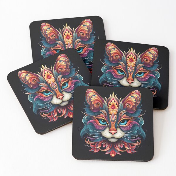Item preview, Colored cat  designed and sold by LazyLifestyle.