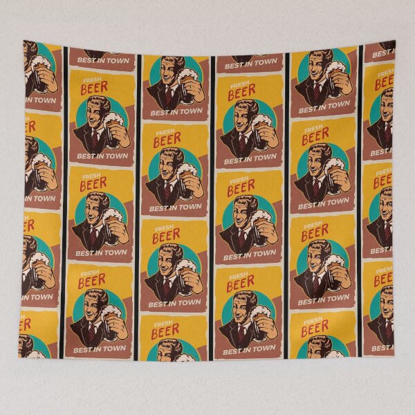 Item preview, Beer retro poster, oktoberfest, beer designed and sold by TirrellColister.