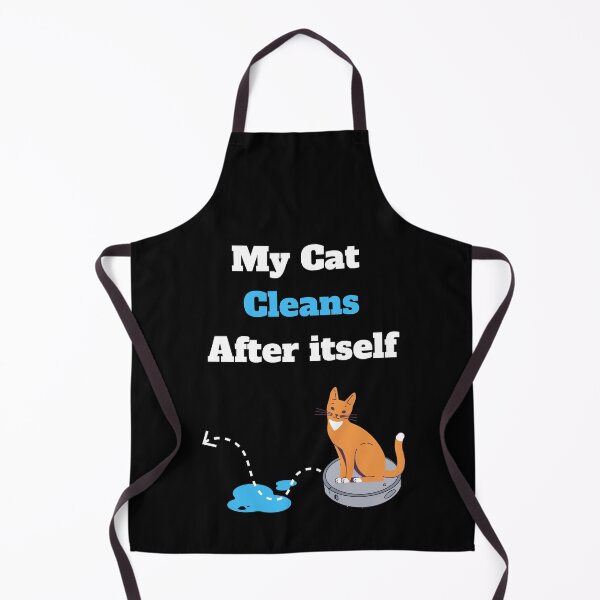 Item preview, vacuum robot cat cleaning cat funny robot and cat lover sophisticated cat designed and sold by Artstastic.
