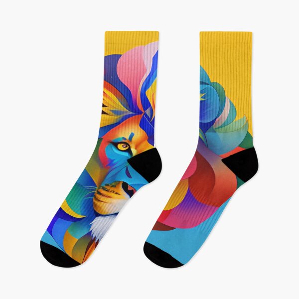 Item preview, Majestic rainbow lion - king of colors designed and sold by sean-robinson.