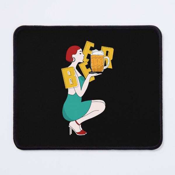 Item preview, International beer day, girl holidng craft beer, beer day designed and sold by TirrellColister.