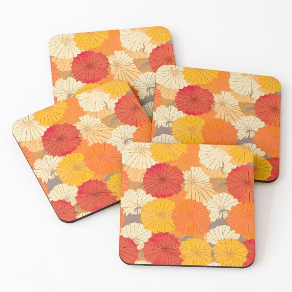 Item preview, Summer modern pop art pattern with umbrella symbols designed and sold by Pflugart.