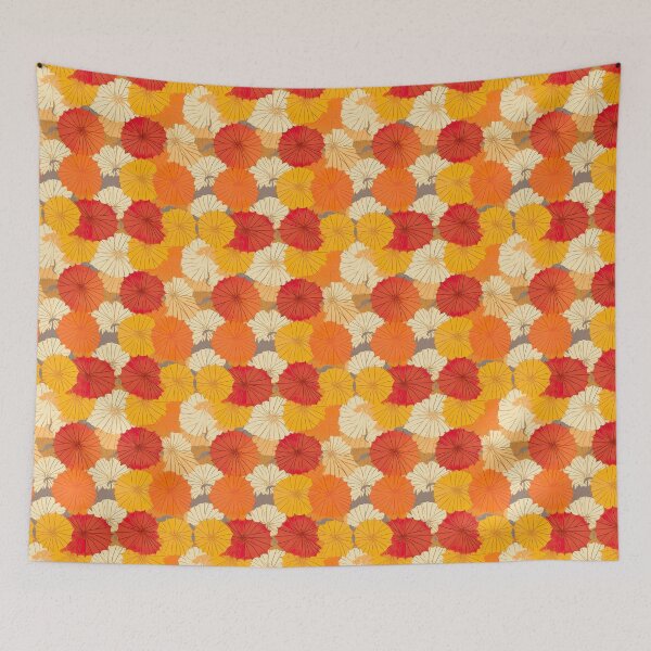 Item preview, Summer modern pop art pattern with umbrella symbols designed and sold by Pflugart.
