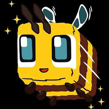 Minecraft Bee Art Board Print for Sale by PGUniverse