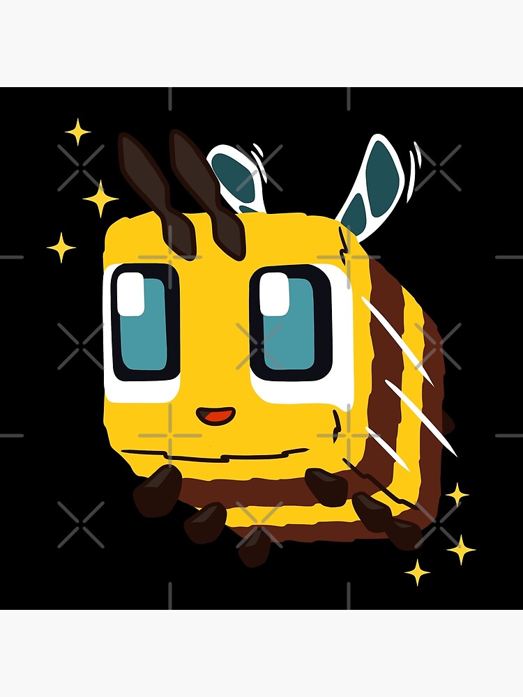 Minecraft Bee Art Board Print for Sale by PGUniverse