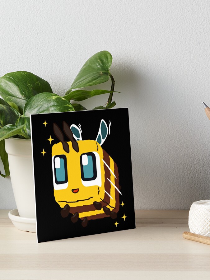 Minecraft Bee Art Board Print for Sale by PGUniverse