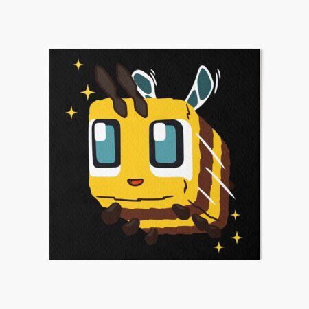 Minecraft Bee Art Board Print for Sale by PGUniverse