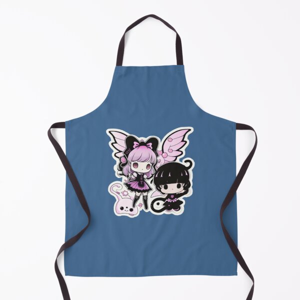 Item preview, Cute pink and black anime kawaii girls designed and sold by Goodong.