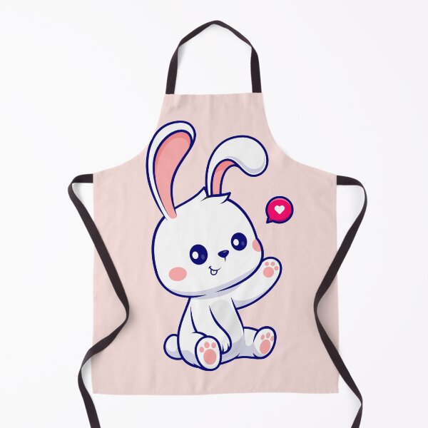 Item preview, Sweet Rabbit Sitting Pretty - An Endearing Cartoon Illustration designed and sold by hjian8219.