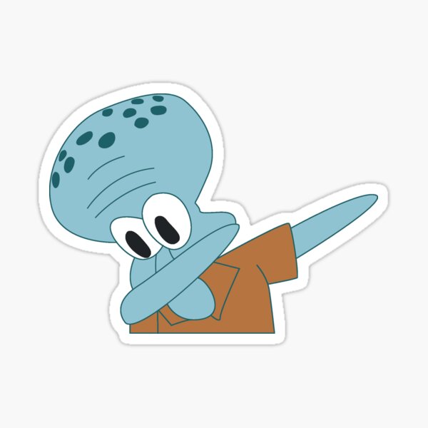 Yeet Dab - Dabbing Trendy Dance Emote Meme - Autumn Fall Kids Teens -  Stickman - Light Blue - Kids Fashion - Sticker